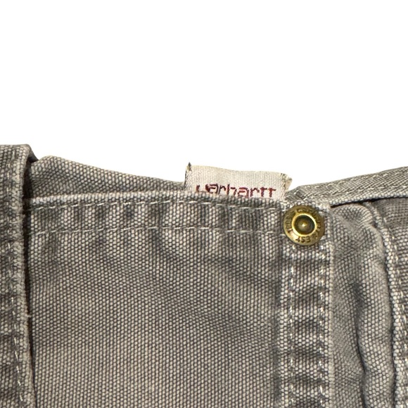 Carhartt Vintage Carpenter Pants Grey Loose Fit Size 34 - Picture 2 of 6